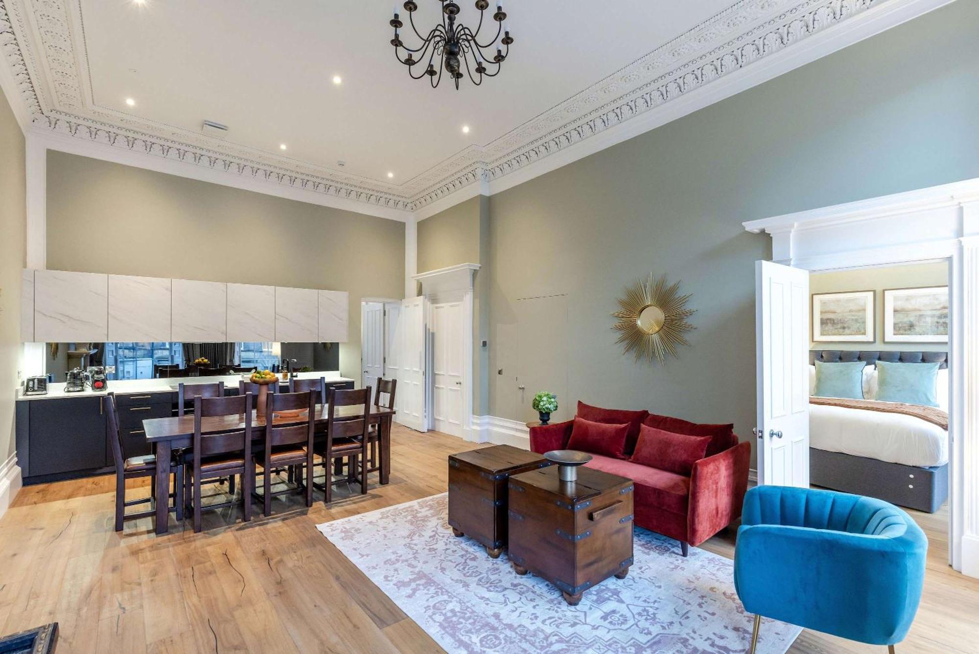 Dragon Suites Luxury Apartments At 9 Albyn Place 에든버러 외부 사진